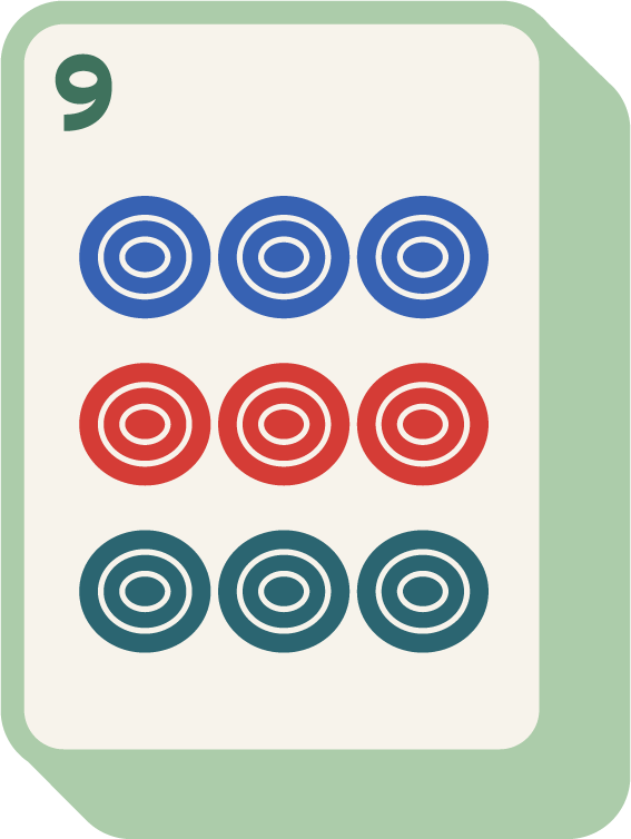 9 of Circles (九筒)